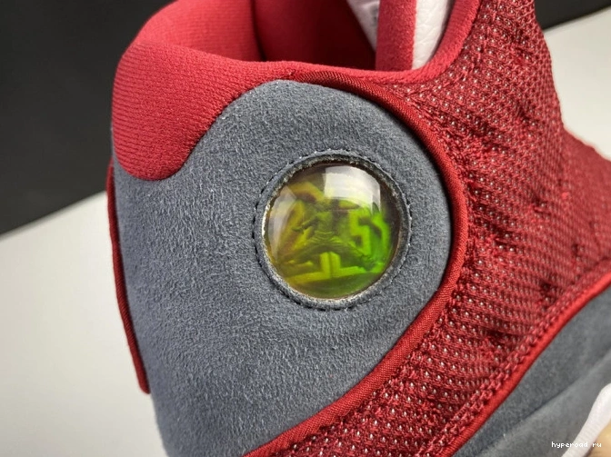 13 Gym 414571-600 Flint Jordan Grey Retro Air Red 0530